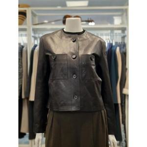 S쏠레지아 세이브존07 리얼레더 크롭 자켓 SON9XJK320