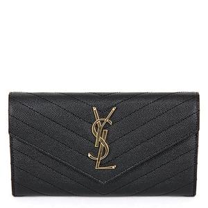 [로로모다]생로랑 금장 마틀라셰 여성 장지갑/372264-BOW01-1000