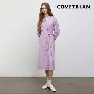 [코벳블랑]셔츠형 원피스(V222MOP107W)