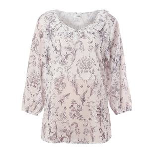 [비비안(언더웨어)]EZ1879 엘레강스한 요루 플로럴 여성 홈웨어상의