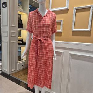 [BCBG] 비씨비지 여름24 티모시 체크 원피스 B4B5O691