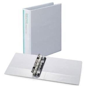 문화 백투명 3공D링바인더 5cm A4 백색 PVC B749-71