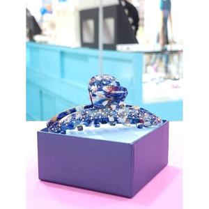 로뎀 세이브존05 프랑스 스와로브스키 슬림 중 집게핀(멀티블루) RDE24030037