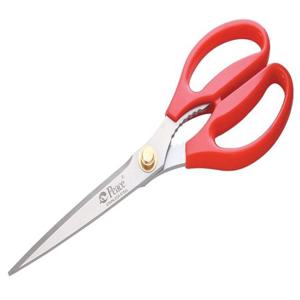 평화 주방가위 K-305/137g/적색 흑색 갑(10개입)