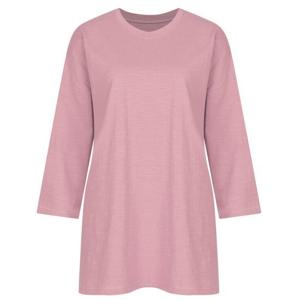 [샵앤]여성 국산 사계절 라운드 슬럽면 7부 면티 DAI-WSH-1112-핑크