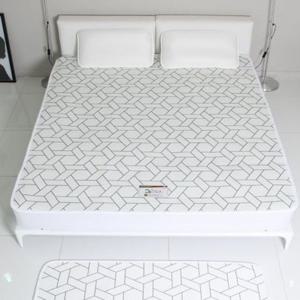 3D 매쉬 큐브 미끄럼방지 매트 킹 화이트 PB-2017