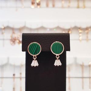 볼라레 세이브존01 프로포즈선물 사각 큐빅 드롭귀걸이 SPE508