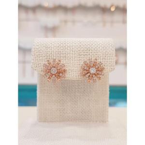 볼라레 세이브존01 초등학생선물 큐빅 핑크 귀걸이 spe741