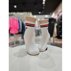 [휠라 키즈]MARIOF 로고 장목 양말 FK3SCE6350X OWH