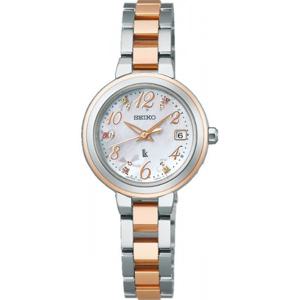 세이코  한정수량 900개 [태양광 전파 보정] 루키아 (LUKIA) SSVW236 화이트 [정품]