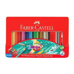 (파버카스텔) 수채 색연필 48색 틴케이스