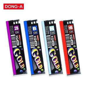 (동아) XQ 502 세라믹 골드 샤프심 0.5mm 12개1갑 (