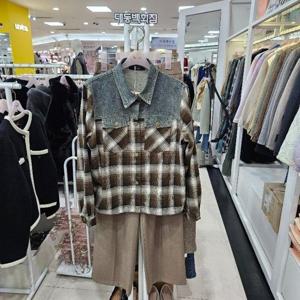 수스 DP01 청믹스체크자켓 S244BSHA03