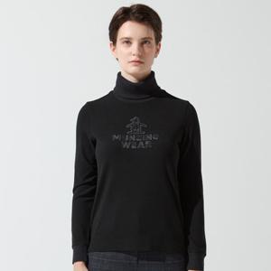 [먼싱웨어][40%OFF] 여성 원포인트 이너티셔츠 블랙(MP422LINO1)