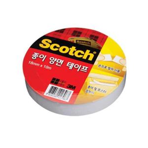 3M 종이양면테이프 1810 18mmX10m 3인치 3개