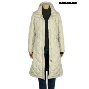 [시슬리] 하이넥 퀼팅 구스 롱패딩 점퍼 SAPDC4461_BE