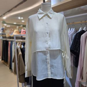 [르샵]카라덧장 양쪽 리본끈 긴팔셔츠 (L2F35WST020)_BP