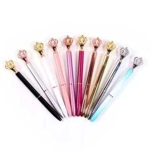 갓샵 크라운 볼펜 10color [예쁜 왕관 펜 큐빅 보석 디자인 데코 판촉 선물용]