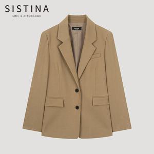 [SISTINA] 인기 백 슬릿 싱글 자켓_AWWJKO41720_DB