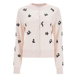 메종키츠네 가디건 NW00504KF0001 P705 Free Fresh Cotton