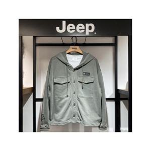 [지프]JEEP Jeep 여성 가먼트다잉 빈티지 후드집업 JM3JPF273_