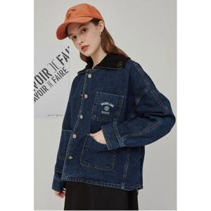 [JJ지고트]라운드넥 패치포켓데님재킷GM8A0JKR2