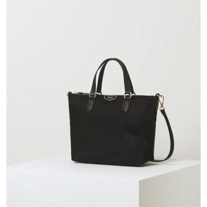 [헤지스ACC] 베이직 나일론 레더 콤비 토트백 M HIBA5E301BK