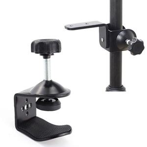 C타입 나사 클램프 플래시 라이트 볼헤드 트레이 장착