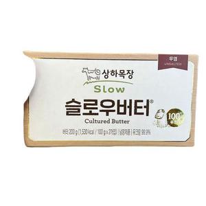 [에이알비티] 상하목장 슬로우버터 무염 100gx2 x 1개