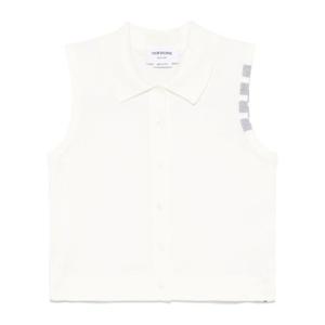 톰브라운 코튼 슬리브리스 탑 FKL002A Y3036100