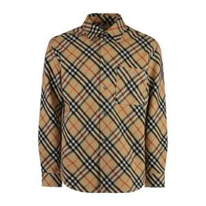 버버리 플래드 울 오버셔츠 8091908158810 B9368