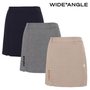 [와이드앵글] CF 하운드투스 부분 플리츠 큐롯 L_WWW21Q41