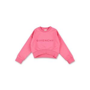 키즈 지방시 니트 스웻셔츠 H30773 488 FUCHSIA