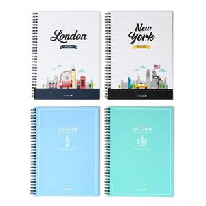 4000 하드커버 영어스프링노트 16절좌철