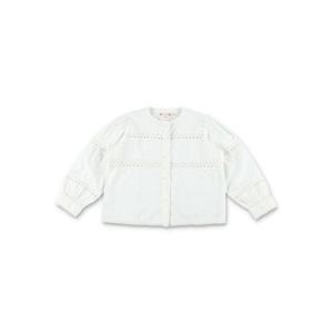 키즈 봉쁘앙 셔츠 S05GBLW00012 002 WHITE