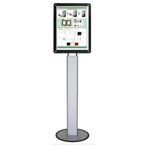 볼트형벽걸이액자 포스터 자석액자 스탠드(LG48S-AP) A4 흑색펄판넬