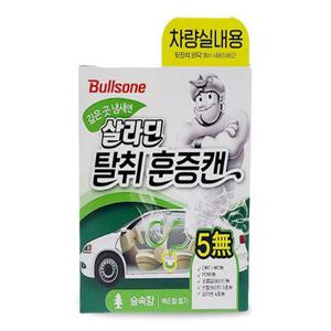 차량용 에어컨 히터 냄새 제거 탈취 훈증캔 숲속향 자동차