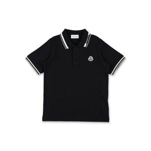 키즈 몽클레어 폴로 셔츠 8A0001289ALK 999 BLACK