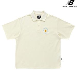 뉴발란스 NBNFC22513-CM 루즈핏 피케 폴로 반팔티 남녀공용 티셔츠