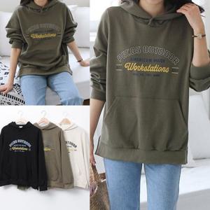 [시드마켓]페코단추후드주머니티 503U079S 빅사이즈 여성의류