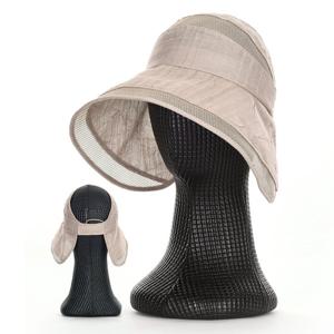 샵앤) 국산 여성 와이어 챙 통기성 좋은 오픈 벨크로 썬캡 모자 KM-WH-0815-베이지