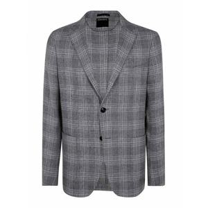 [ZEGNA] 라프리마 남성 캐주얼 자켓 울 앤 린넨 R950719A91DNM Grey /8