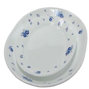 코렐 블루베리 타원접시(소)1개 플레이팅 요리 그릇