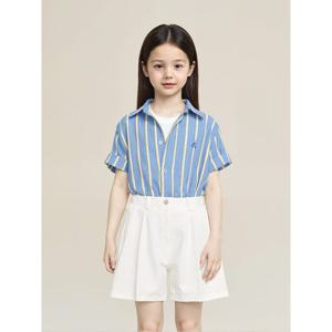 [빈폴키즈] 스트라이프 반소매 셔츠 스카이 블루 (BI5465U02Q)