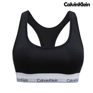 캘빈클라인 언더웨어 CK 여성 모던 코튼 레이서백 논패드 브라렛 속옷 블랙 F3785-001