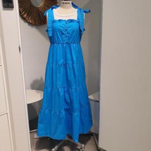 르피타 HC06 슬리브리스 원피스(블루) L262UOP551