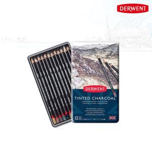 더웬트 칼라 차콜 목탄연필 12색세트/색조 목탄색연필
