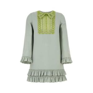 발렌티노 가라바니 미디 원피스 6B3VAF201CF QXH GREEN