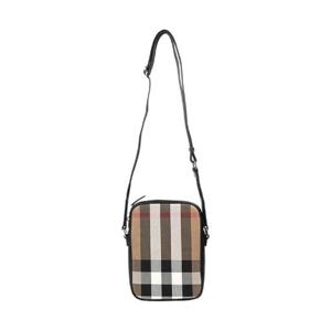 버버리 ML 패디 V 체크 크로스바디백 토프 브라운 8084558