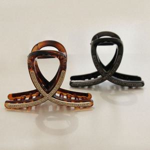 [바이데이지] 슬림 큐빅 꼬임 집게핀 Bh0927